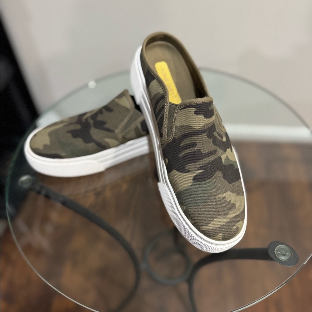 Nine West Camo Slip-On Sneakers 8.5
